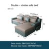 2.84M sofa bed