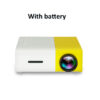 Yellow with battery